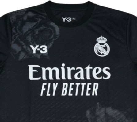 Real Madrid x Y3 2024/2025 4th Kit Black