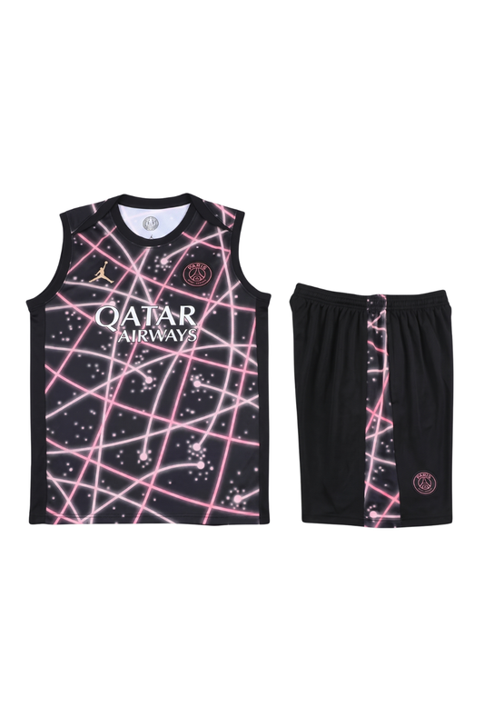 PSG Black Pink Sleeveless Set