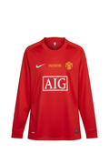 Manchester United Retro 2007-2008 Home Kit Long Sleeve